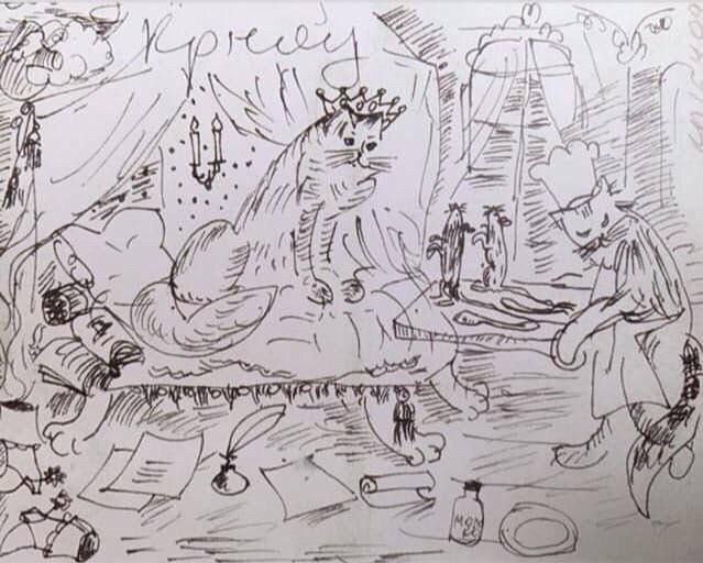 مردی که خودش را در گربه ها می دید	